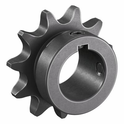 TSUBAKI Single Strand Sprocket: 40, For 1/2 in Chain Pitch, 7/8 in Bore Dia, 11 Teeth - Size 40 Fixed-Bore Roller Chain Sprockets