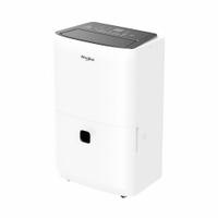 Dehumidifier: WHAD321AW, Low Grain Refrigerant, R-32, 19 11/16 in x 12 3/16 in x 9 in. Key specifications — Includes Hour Meter: Hour Meter Not Included; Includes Air Filter: Air Filter Included; Includes Drain Hose: Drain Hose Not Included; Brand: WHIRLPOOL.