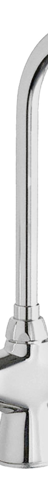 CHICAGO FAUCETS Gooseneck Kitchen Faucet: 50, Single-Post, Deck, Cast Brass, 2.2 gpm Flow Rate (MPN 50-317XKABCP). Key specifications — Brand: CHICAGO FAUCETS.