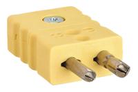TEMPCO Thermocouple Plug: Jack, For Type K Thermocouple Type, Std Plug, 2 Pins, Round, Round (MPN TCAR-1007). Key specifications — attr1432255: Round; attr1276097: Jack; attr1276100: Alumel; attr1276082: Standard Plug; attr1276092: TEMPCO; attr1276087: Yellow; attr1276088: Nylon-Filled Thermoplastic; attr1276089: TCAR-1007.