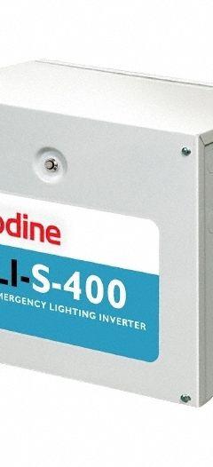 Primary Lighting Inverter: 120/277V AC, 400 W Max. Bulb Watts, LED, Sealed Lead Acid (MPN ELIS400CEC). Key specifications — Input Voltage: 120/277V AC; Battery Type: Sealed Lead Acid; Brand: BODINE.