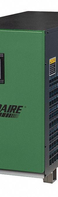 SPEEDAIRE Refrigerated Air Dryer: ISO Class 5, 100 cfm, 115V AC, 1 in NPT, 38°F Dew Point, 0.65 kW (MPN 435Y07). Key specifications — attr109787: 115V AC; attr109807: HPRN; attr109762: SPEEDAIRE.