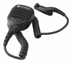 MOTOROLA Speaker Microphone: Fits Motorola, Push To Talk, Noise Cancelling, IP54, PMMN4050A. Key specifications — Compatible Radio Series: XPR 6500; Color: Black; Radio Connector Type: M7; Brand: MOTOROLA; Manufacturer Part Number: PMMN4050A; Push To Talk: Yes.