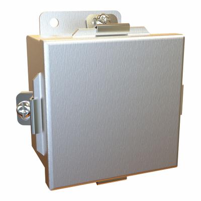 HAMMOND Enclosure: Aluminum, 4 in x 4 in x 3 in, NEMA 12/13/4/4X, w/Panel, Solid Cover - Aluminum Enclosures