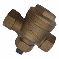 Steam Trap: Bronze, 3/4 in FNPT, 5,950 lb/hr, 250 psig Max., 345°F Max., In-line (MPN 3GW). Key specifications — Brand: BARNES & JONES; Installation Orientation: Horizontal.