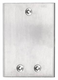 HUBBELL KILLARK Interior Panel: Back Panel Panel, 4.5 in Overall Ht, 4 in Overall Wd, Aluminum, 6074. Key specifications — Panel Style: Back Panel; Brand: HUBBELL KILLARK; Manufacturer Part Number: 6074; Material: Aluminum.