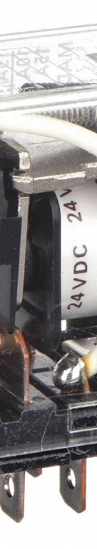 OMRON General Purpose Relay: Socket Mounted, 15 A Current Rating, 24V DC, SPDT, 8 Pins/Terminals (MPN LY1N-DC24). Key specifications — Brand: OMRON; Base Type: Square; Mounting Style: Plug-In; Pin Shape: Flat; Electrical Connection: Quick-Connect; Manufacturer Part Number: LY1N-DC24; Operating Current: 15 A at 110V AC (Resistive Load); Series: LY Series.