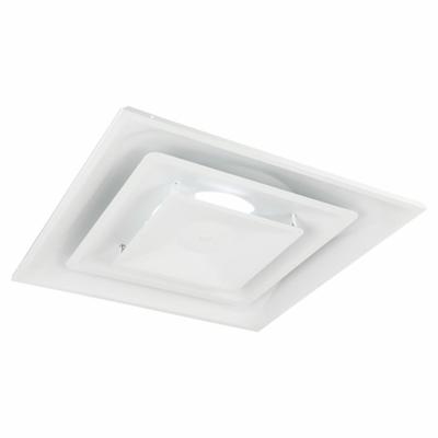 APPROVED VENDOR Diffuser: Ceiling, 23 3/4 in H, 23 3/4 in W, Lay-In, 10 in Duct, Steel - Square Cone Diffusers