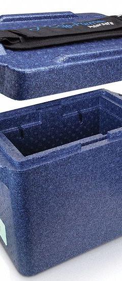 Cryogenic Storage Box: 11 3/8 in Overall Lg, 9 3/4 in Overall Wd, 6 3/4 in Overall Ht, 10 L Capacity (MPN 0372605). Key specifications — Material: Polypropylene; Product Type: Transport Box; Brand: COLE-PARMER.