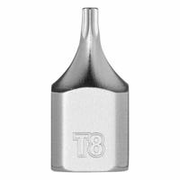 MILWAUKEE Bit Socket: 1/4 in Drive Size, Torx Tip, T8 Tip Size, 51/64 in Overall Lg, Fixed Insert (MPN 45-34-1104). Key specifications — attr1213209: Fixed Insert; attr1213211: MILWAUKEE.