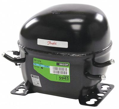 Danfoss Compressor: Reciprocating, 4,056 BtuH Cooling, 33/100 hp - Reciprocating Compressors
