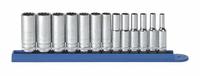 GEARWRENCH Socket Set: 1/4 in Drive, 13 Piece, 12-Point, Metric, 4 mm to 15 mm (MPN 80308). Key specifications — attr1224269: 1/4 in; attr1204685: Not Tether Capable; attr1204650: 4 mm to 15 mm; attr1204673: Socket Bits Not Included; attr1204688: GEARWRENCH; attr1224230: Friction; attr1224354: No Thin Wall; attr1206170: Deep Sockets.