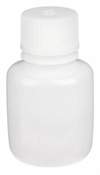 APPROVED VENDOR Reagent Bottle: HDPE, 1 fl oz, 30 mL, Colorless, 20-415 mm Screw Closure Size, HDPE (MPN 6FAH9). Key specifications — Body Color: Colorless; Brand: APPROVED VENDOR; Pre-Cleaned: None; Closure Included: Yes.