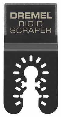 DREMEL Oscillating Scraper Blade: Rigid, 1 9/16 in Blade Wd, 3 1/4 in Blade Lg, Steel, 1 Pieces (MPN MM600U). Key specifications — attr1097510: Rigid; attr1097500: Rectangular; attr1097522: DREMEL.