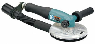 DYNABRADE Air Disc Sander: 5 in Pad, Threaded Shank, Heavy Duty, 1.3 hp, 43 cfm - Rotary Disc Sanders
