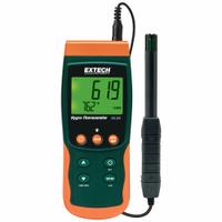 EXTECH Temperature Humidity Meter: Cabled, Ambient Temp/Dew Point/Relative Humidity/Wet Bulb Temp (MPN SDL500). Key specifications — Brand: EXTECH; Calibration Certificate: Not Included.