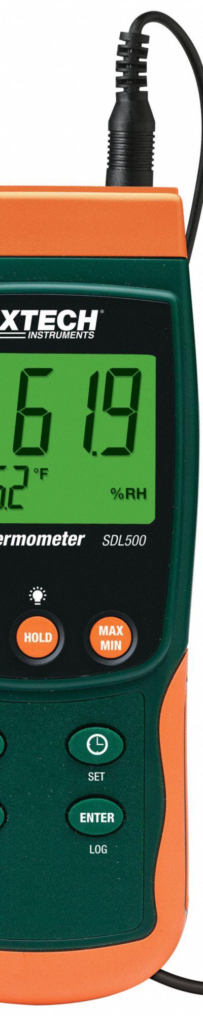 EXTECH Temperature Humidity Meter: Cabled - Data Logging Temperature & Humidity Meters
