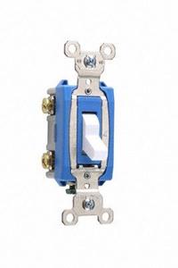 PASS & SEYMOUR Wall Switch: Toggle Switch, Double Pole, Maintained, White, 120/277V AC, 15 A (MPN PS15AC2w). Key specifications — Brand: PASS & SEYMOUR; Illuminated: No; Voltage Rating: 120/277V AC.