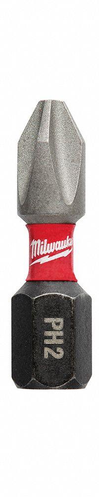 MILWAUKEE Insert Bit: Insert Bit, Imperial, PH2 Bit Industry Size, #2 Bit Size, Std, Hex, 5 PK (MPN 48-32-4601). Key specifications — attr1119695: MILWAUKEE; attr1119703: Alloy Steel; attr1119710: Standard; attr1119708: Hex; attr1202404: #2.