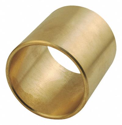 Dayton Sleeve Bearing: Bronze, 15 mm Bore, 19 mm OD, 20 mm Lg, 75,000 lb/sq in-fpm Max PV - General Purpose Metallic Sleeve Bearings