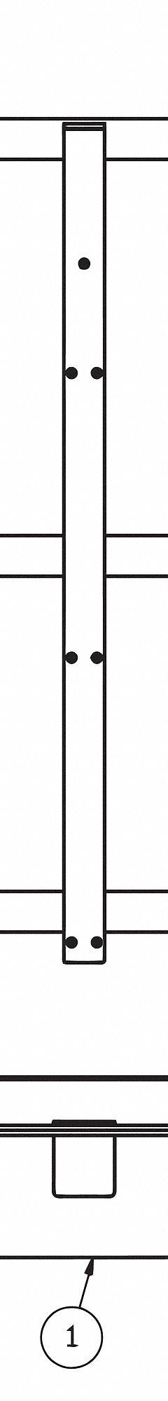 B & P MANUFACTURING Handle, 24" x 50": For 5HXC4, For FHE-2460-217-HD10 (MPN 2025-154). Key specifications — For Use With Grainger Item Number: 5HXC4; For Use With Mfr. Model Number: FHE-2460-217-HD10; Fits Brand: B & P Manufacturing; Product Type: Handle, 24" x 50"; Brand: B & P MANUFACTURING.