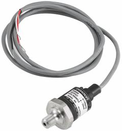 Pressure Transmitter: 0 psi to 500 psi, 4 to 20mA DC, Cable & Wire Leads, 1/8 in Male NPT, IP67 /4X (MPN G17M0142F2500#). Key specifications — Accuracy: ±0.5%; NEMA Rating: 4X; Burst Pressure: 10x Range; Calibration Certificate Included: No NIST-Traceable Calibration Certificate Included; IP Rating: IP67; Housing Material: Nylon; Output: 4 to 20mA DC; Overpressure: 2x Range.