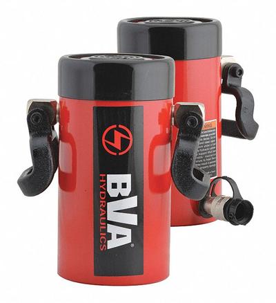 BVA HYDRAULICS Hydraulic Ram: Single Acting, 75 ton Nominal Capacity, 6 in Nominal Stroke Lg - General Purpose Rams