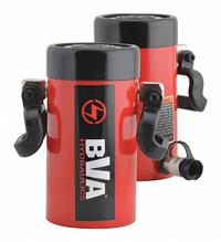 BVA HYDRAULICS Hydraulic Ram: Single Acting, 75 ton Nominal Capacity, 6 in Nominal Stroke Lg, Steel (MPN H7506). Key specifications — attr98927: BVA HYDRAULICS.