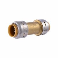 SHARKBITE Check Valve: Swing, 2-Way, Inline Valve Body, 1/2 in Pipe Size, Brass, 32°F to 200°F, EPDM (MPN UR2008). Key specifications — Brand: SHARKBITE; Disc Material: 301 Stainless Steel.