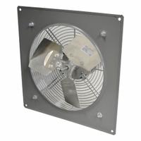 Exhaust Fan: Direct Drive, 16 in Blade, 1/4 hp, 1,770 cfm_2,580 cfm, 115V AC, 1 ph, Totally Enclosed (MPN P16-3). Key specifications — Frame Finish: Powder Coated; Blade Material: Galvanized Steel; Assembled: Assembled; Brand: CANARM; Nameplate Voltage: 115V AC; Frame Material: Steel; Guard Type: Intake; Motor Type: Single Phase.