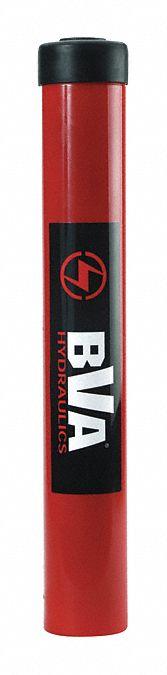 BVA HYDRAULICS Hydraulic Ram: Single Acting, 10 ton Nominal Capacity, 12 in Nominal Stroke Lg - General Purpose Rams