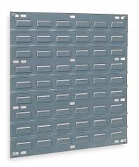 AKRO-MILS Louvered Panel: 20 in x 18 in x 5/16 in, 1 Sides, 0 Bins, Gray (MPN 30618). Key specifications — attr38851: Gray; attr38864: Powder Coated; attr38845: AKRO-MILS.