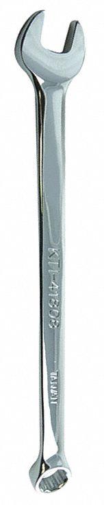 KTI Combination Wrench: Alloy Steel, Chrome, 8 mm Head Size, 5 3/4 in Overall Lg, Offset (MPN KTI-41808). Key specifications — attr309539: 8 mm; attr309567: No; attr324930: KTI.