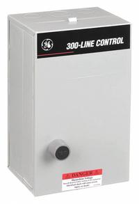 GE Magnetic Motor Starter: Non-Reversing, 3 Poles, NEMA Size 1, 27 A, 120V AC Coil (MPN CR306C102). Key specifications — Brand: GE; Coil Voltage: 120V AC; Phase: Three; Signaling Features: Pilot Light; Thermal Units Required: 3 Melting Alloy Units (Not Included).
