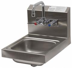 ADVANCE TABCO Hand Sink: 1 Stations, 5 in Bowl Dp, 9 in Bowl Lg, 9 in Bowl Wd, Faucet Included (MPN 7-PS-23). Key specifications — Includes Side Splash: Side Splash Not Included; Brand: ADVANCE TABCO.
