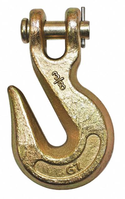 B/A PRODUCTS CO. Grab Hook: 6,600 lb Working Load Limit, 70 Hook Grade, Steel, Clevis - Narrow-Opening Grab-Hooks