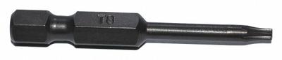 ZEPHYR Power Bit: Power Bit, T8 Bit Size, Imperial, Torx Head, T8 Bit Industry Size - Power Torx Bits