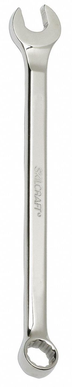 ABILITY ONE Combination Wrench: Alloy Steel, Chrome, 5/8 in Head Size, 9 1/2 in Overall Lg, Offset (MPN 5120-01-645-3130). Key specifications — attr309539: 5/8 in; attr309567: No; attr324930: ABILITY ONE.