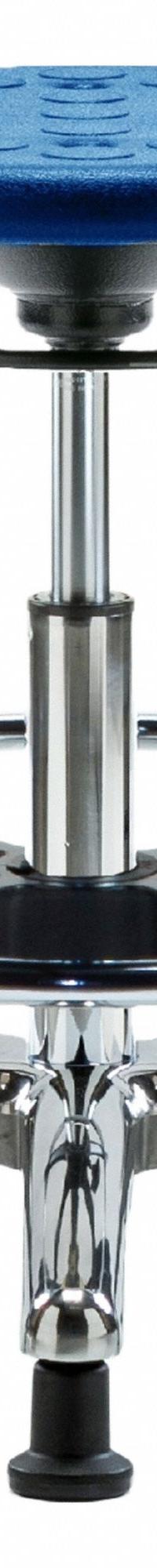Stool: Polyurethane, Ht Range 19 1/4 in to 27 in, 13 in Seat Wd, 13 in Seat Dp, 5 Glides, 0 Casters (MPN IPMBSO-CR-CF-RG-BLU). Key specifications — Brand: APPROVED VENDOR; Foot Support: Yes; Base Material: Aluminum; ESD-Safe: Not ESD Safe; Number of Casters: 0.