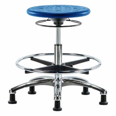 APPROVED VENDOR Stool: Polyurethane, Ht Range 19 1/4 in to 27 in, 13 in Seat Wd, 13 in Seat Dp - Polyurethane Lab Stools