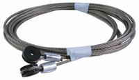 AMERICAN GARAGE DOOR SUPPLY Cable Assembly: Stainless Steel, 7 x 19, 125 in Overall Lg, 1 PR (MPN TD-CAS14-125). Key specifications — Brand: AMERICAN GARAGE DOOR SUPPLY; Material: Stainless Steel; Product Type: Cable Assembly; Stranding: 7 x 19.
