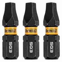 DEWALT Driver Bit: Screwdriver Bit, #3 Bit Size, S3 Bit Industry Size, Std, 1 in Overall Lg, 3 PK (MPN DWAF1SQ3IR3). Key specifications — attr1119721: Standard; attr1119722: DEWALT; attr1119715: S2 Steel; attr1119719: Hex; attr1202622: #3.