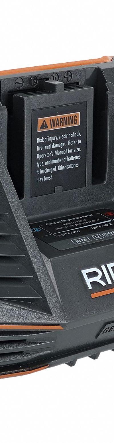 RIDGID Battery Charger: Single-Port Charging - RIDGID Plumbing Tool Battery Chargers