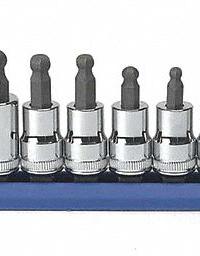GEARWRENCH Socket Bit Sets: 1 - 25 Pieces, 3/8 in Drive Size, 7 Pieces, 1 41/64 in Overall Lg (MPN 80587). Key specifications — attr1216280: Fixed Insert; attr1216283: GEARWRENCH; attr1227491: 3/8 in.