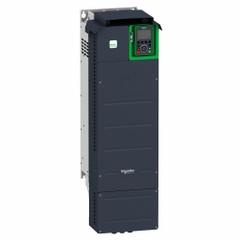 SCHNEIDER Variable Frequency Drive: In Phase Three, Out Phase Three, 50 hp, IP21, No Bypass, Compact (MPN ATV930D37M3). Key specifications — Style: Compact; Color: Black/Green; Output Phase: Three.