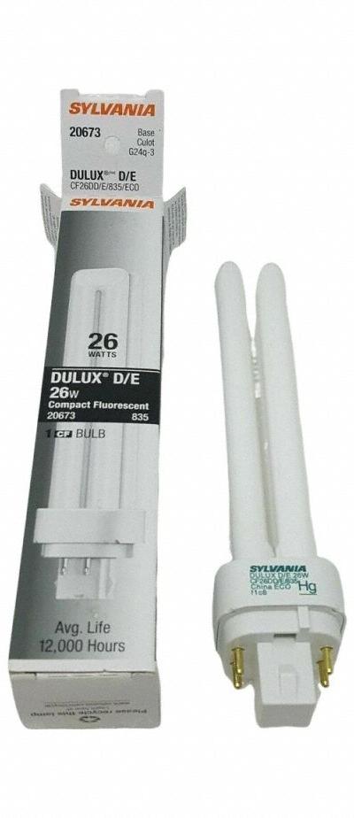 LEDVANCE/ SYLVANIA Compact Fluorescent Bulb: 4-Pin (G24q-3) - CFL Double Twin-Tube Plug-In Lamps