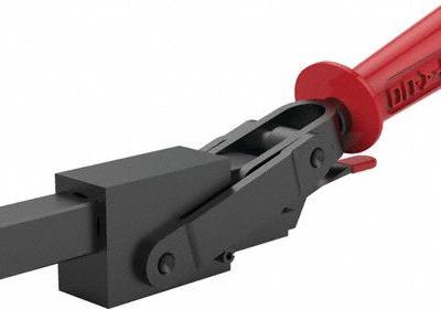 DE-STA-CO Straight Line Clamp: Solid Base Mounting - Nonreflective Straight-Line Toggle Clamps