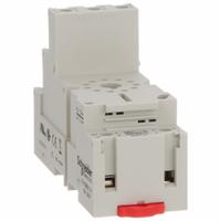 SCHNEIDER Relay Socket: 16 A Rating, DIN-Rail Socket Mounting, 11 Pins, B Socket, Std, Finger Safe (MPN 70-750EL11-1). Key specifications — Brand: SCHNEIDER.