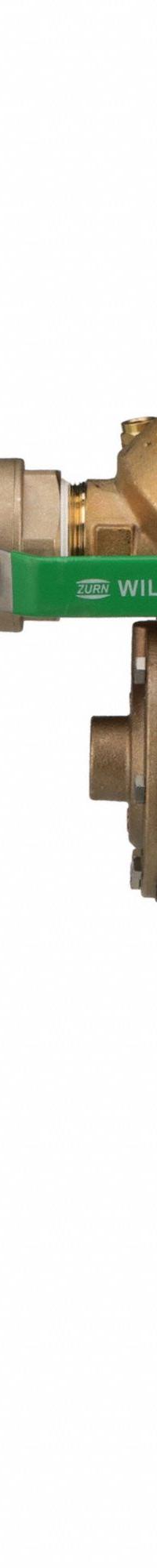 WILKINS Backflow Preventer: 975XL2, With Strainer, Bronze, 2 in Pipe Size, FNPT, 33°F – 180°F (MPN 2-975XL2TCUSAG). Key specifications — Shut-Off Valve Type: Ball Valve; Connection Type: FNPT.