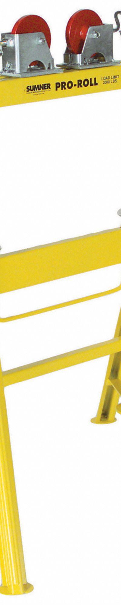 SUMNER Roller Head Pipe Stand: Straight Roller Head - Roller Straight-Head Pipe Stands
